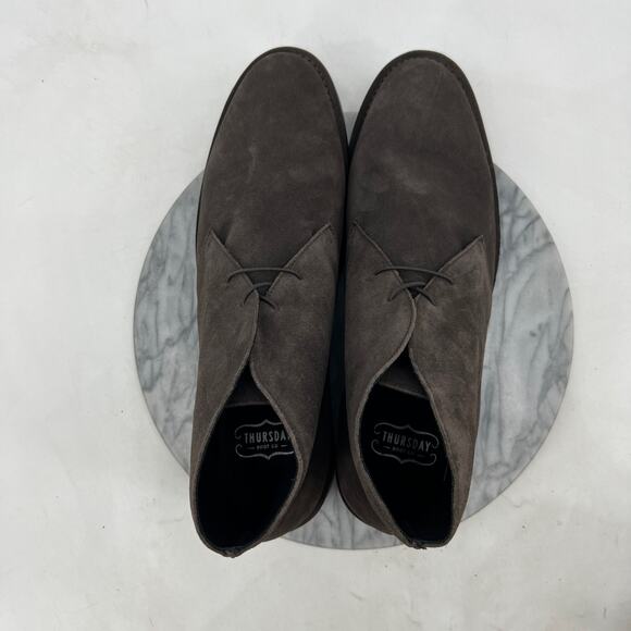 Thursday Boot Co Mens 16 Chukka Boot Ash Scout Suede Leather Handmade Shoes - Picture 8 of 14